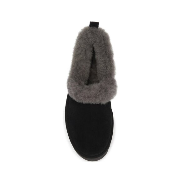 UGG Nita Genuine Shearling Platform Slippers Black Charcoal — Size 8 — NIB - Picture 13 of 13